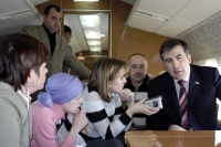 Rozhovor s prezidentem Gruzie Michailem Saakašvilim, 2005
