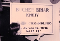 Bookshop of Jarmila Binarová in Munich