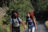 With her husband Ale3