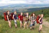 Výlet pamětnice s jejími dětmi, Lipovice, Slovensko, 2016