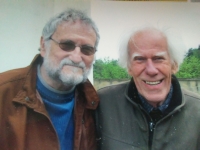 Miloš Plachta and composer Zdeněk Zahradník, Valdštejn Castle