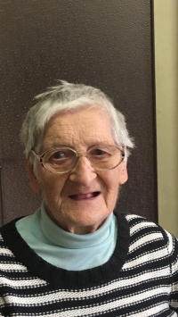 Věra Koudelková at the time of the interview, in November 2025