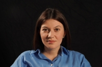 Olena Kryzhanovska during the interview, 2025 