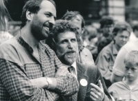 During the Velvet Revolution with Ivan Havel