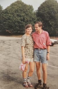 Marcela a Jan Šabatovi, 1991