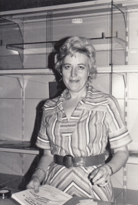 In the office of the Karlovy Vary International Film Festival, 1976