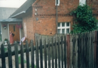 Birth house in Czermin, photo from 1999