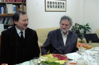 With Tomáš Butta, Patriarch of the Czechoslovak Hussite Church, 2017