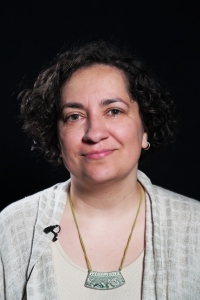 Марія Семенченко під час інтерв'ю, 2025 р. 