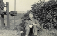 Father of the witness, JUDr. František Hartman, a construction train driver, 1960