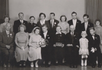 Svatební fotografie Marie Satrapové, 1960