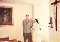 Witness with Sister Malvína, Jablonné v Podještědí, 1990s