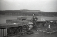 Hiking to Mostišská Dam, 1988