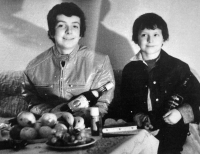 Alan Kubica with his younger brother Jan