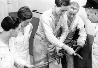 Navy cadets of the German army during World War II