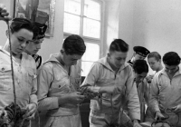 Navy cadets of the German army during World War II