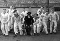 Navy cadets of the German army during World War II