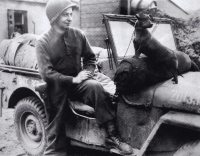 Norbert Auerbach jako vojín americké armády (počátek 40 let)