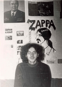At the student halls of residence in Krasnodar, 1980