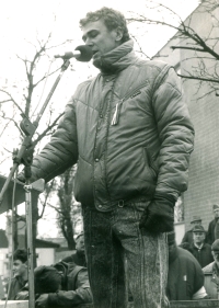 Jaroslav Špaček, listopad 1989