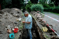 Jaroslav Špaček, archeologický výzkum ve Staré Boleslavi, 2008