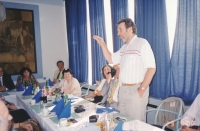 Karel Müller, first from the right, 1990s