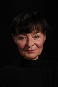 Liběna Rochová při natáčení