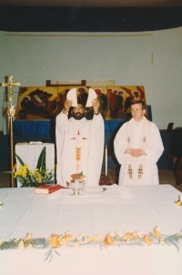 Jáchym Jaroslav Šimek in Rome - together with a priest from India