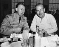Karel with Hungarian actor Paul Lukas during his visit to the USA in 1943