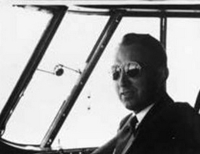 Karel Kuttelwascher after the war as a pilot for British European Airways