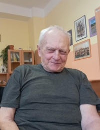 Jindřich Joch during recording, České Velenice, 2025