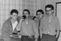 Witness (right) during his military service, 1989