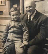 Karel Matouš s dědečkem Karlem Matoušem I.