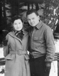 Waltraud a Erich Benovi, 1958