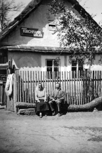 Maternal grandparents, Barbora and Josef Kirchmann, Dolany near Švihov
