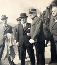 Pamětníkův otec Josef Bartík st., Oslavy 100 let železniční dráhy Jihlava – Pelhřimov, 26. května 1938