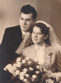 Jaroslava a Jiří Jandovi, 1954