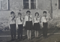 Jiří Bušek, second from the left