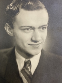 High school graduation photo (1945)
