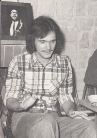At a Chodov Jazz Club event, 1977