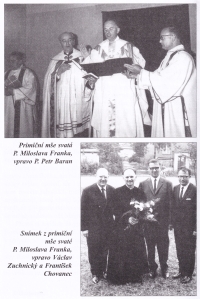 Primice Miloslava Franka v roce 1969 (Z knihy Jiřího Mička "Veteráni v bitvách o duše" - 2. díl)