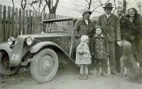 The first car of Josef & Libuše Robitschek in Czechoslovakia