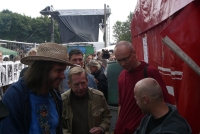 Jaroslav Macoun with President Václav Havel at the Trutnov festival 