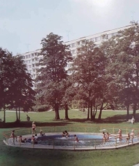 Kadaň housing estate in the 1980s
