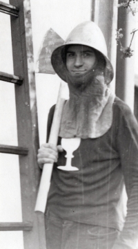 Josef Grobelný as a Hussite