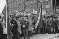 Krnov v listopadu 1989