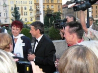 Kateřina Deetlefsová with Pavel Bém, at the time of ODS membership, first decade of the 21st century