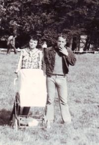 Vladimír Václavek s kamarádkou