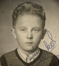 Jiří Loskot in school age