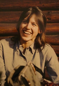 Jana Pekárková in the Škadok group, 1974